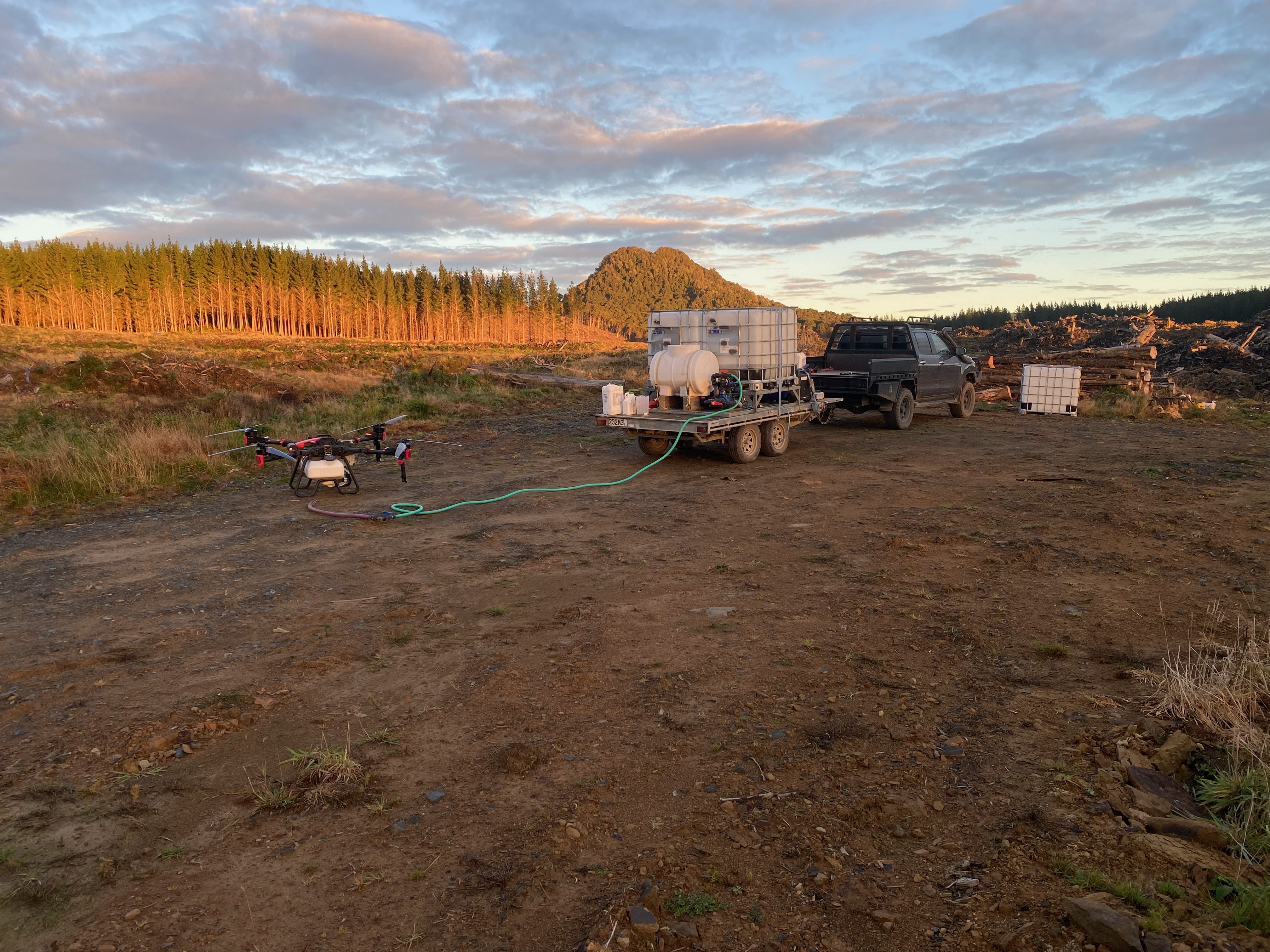 Southland Drone Services drone spraying operations